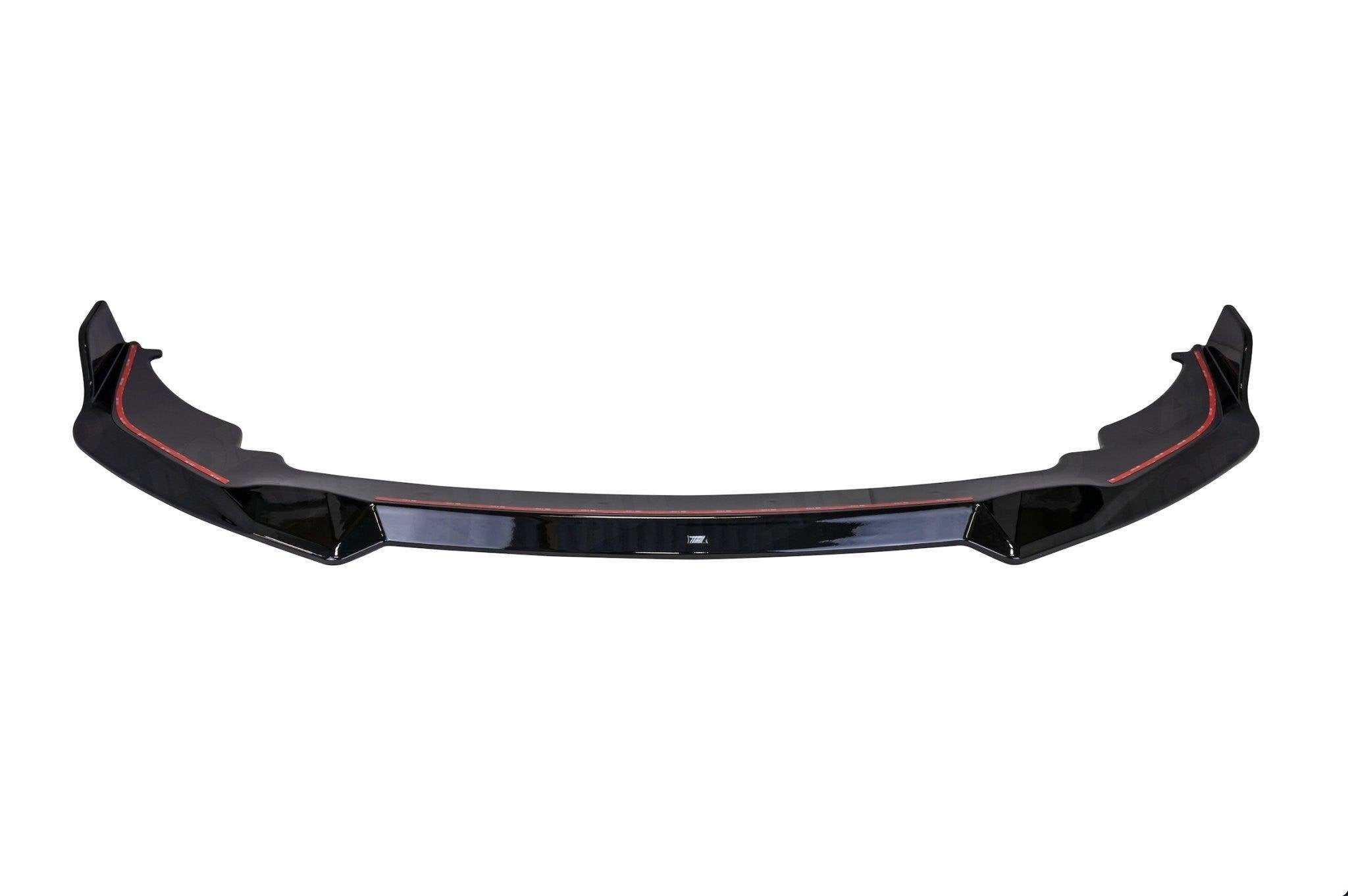 Gloss Black Competition Front Splitter for BMW 2 Series & M235i (2020 - 2024, F44) - Evolve Automotive